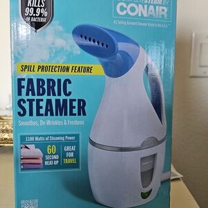 Conair Blue and White Fabric Steamer